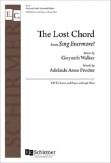 The Lost Chord SATB choral sheet music cover